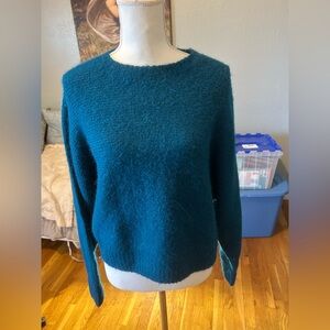 H&M Blue Wooly Sweater in Women's Small
